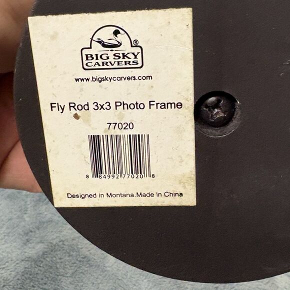 Big Sky Carver Fly Rod 3x3 Photo Frame - Picture 8 of 8